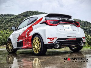 Toyota GR Yaris Performance Exhaust - Axle-Back - Resonated - Polished Tips - InoXcar Racing